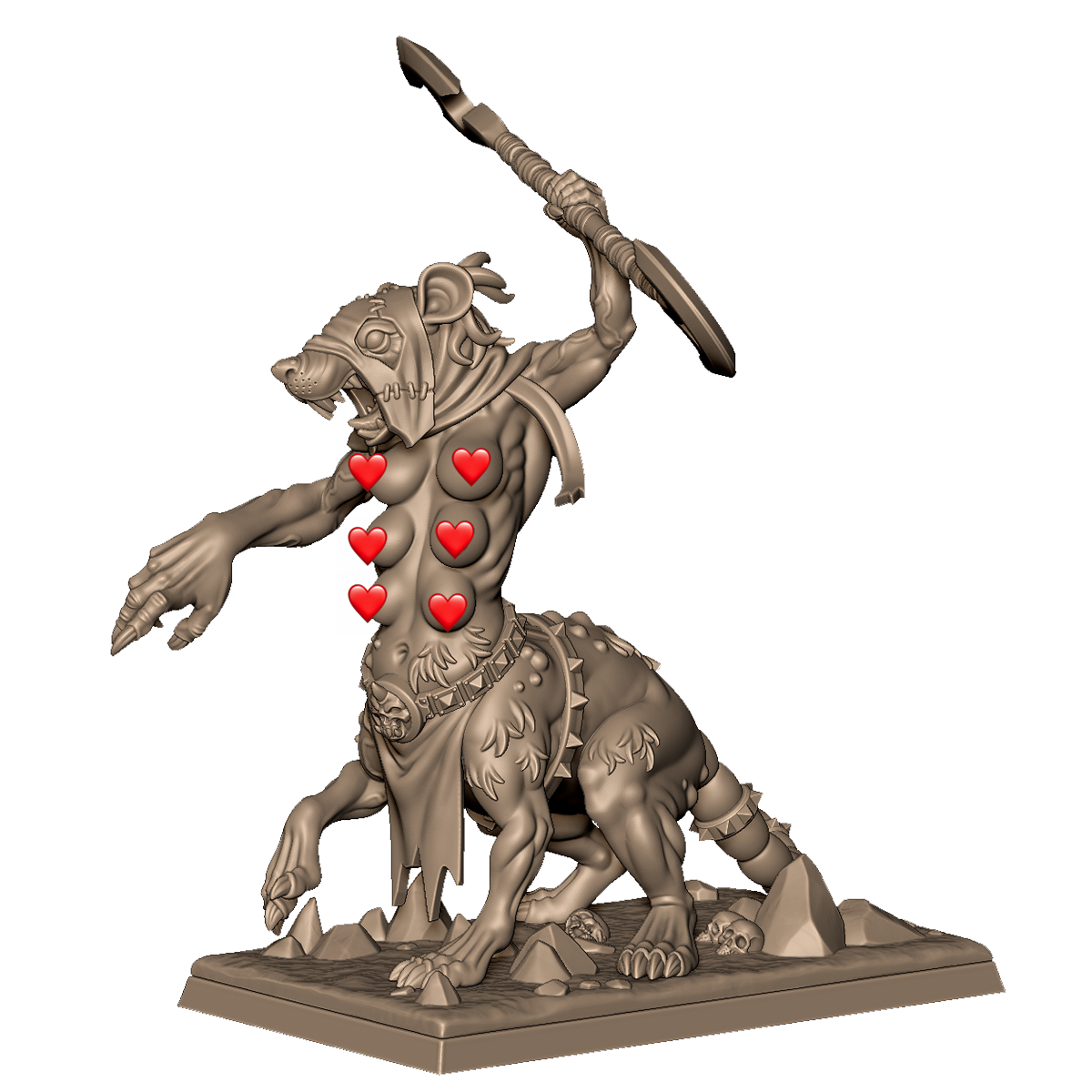 Rat Folk Hellpit Abomination by Menagerie Miniature