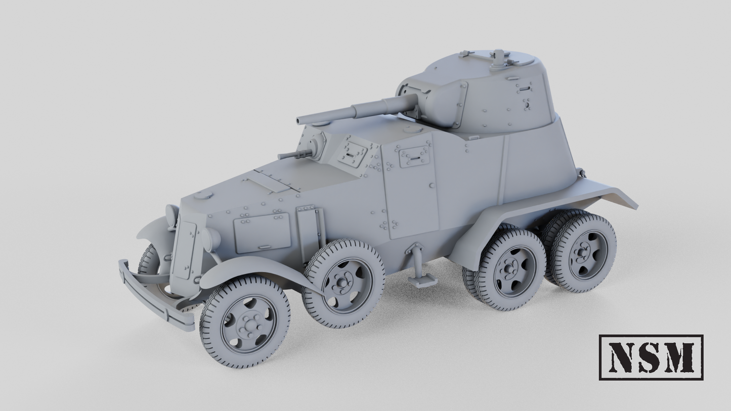 BA-10 Armored Car by Night Sky Miniatures