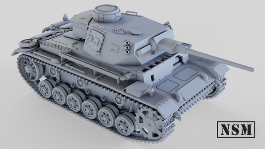 Panzer III ausf K Command Tank by Night Sky Miniatures.