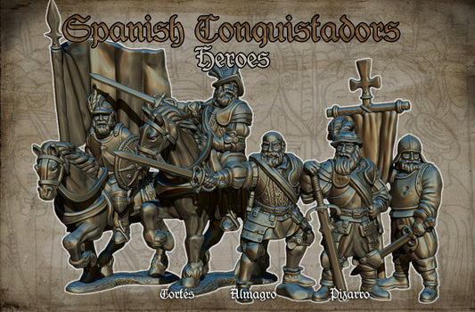 Spanish Heroes by Red Copper Miniatures