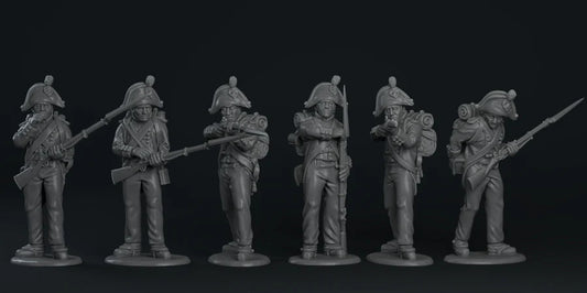 Hessen-Darmstadt Line Infantry Skirmishing by Piano Wargames