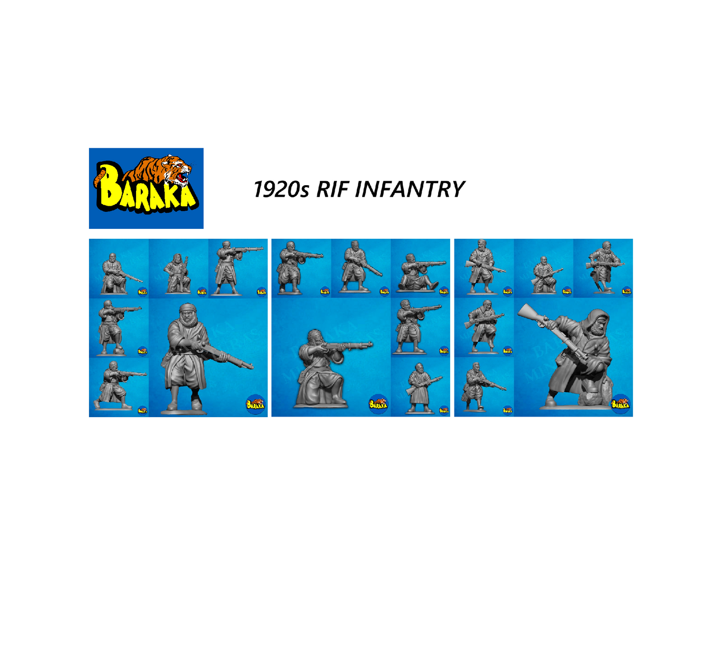 Rif War Tribal Army Deal by Baraka Wargames and Miniatures