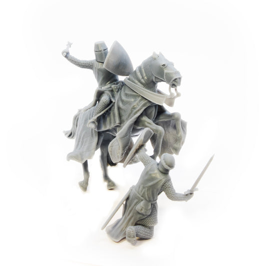 Medieval diorama - Crusader vs Crusader