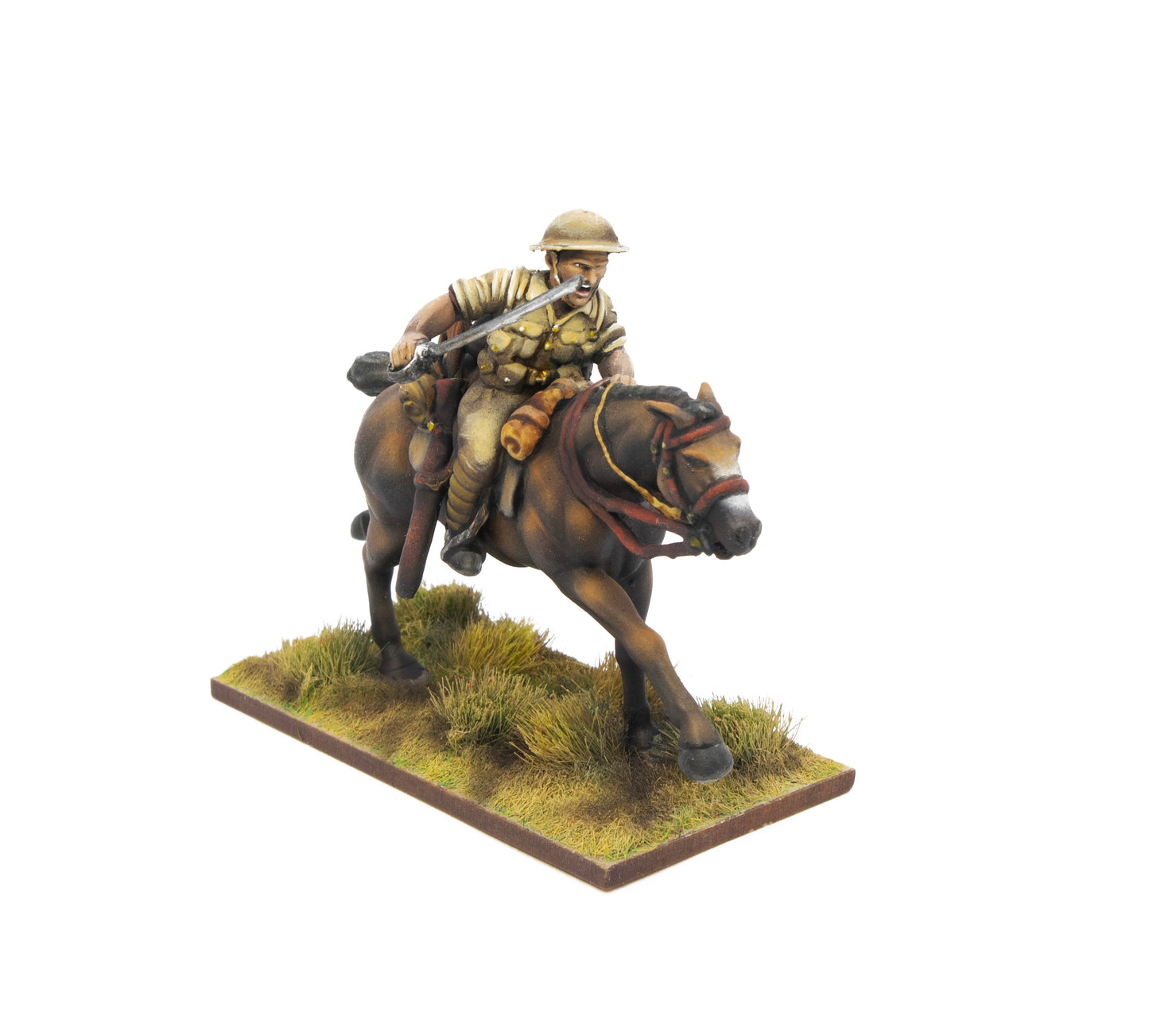 Transjordan Frontier force mounted cavalry charging.