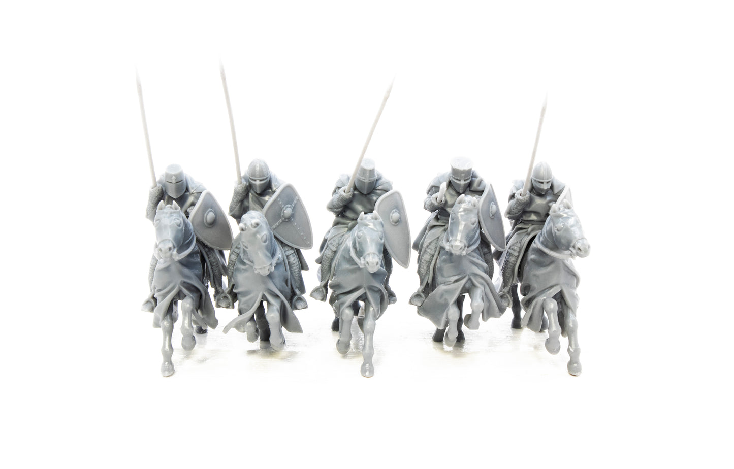 13th century Mounted Teutonic Knights by Black Knight Miniatures.