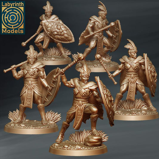 Ibubesi Warrior  by Labyrinth Models
