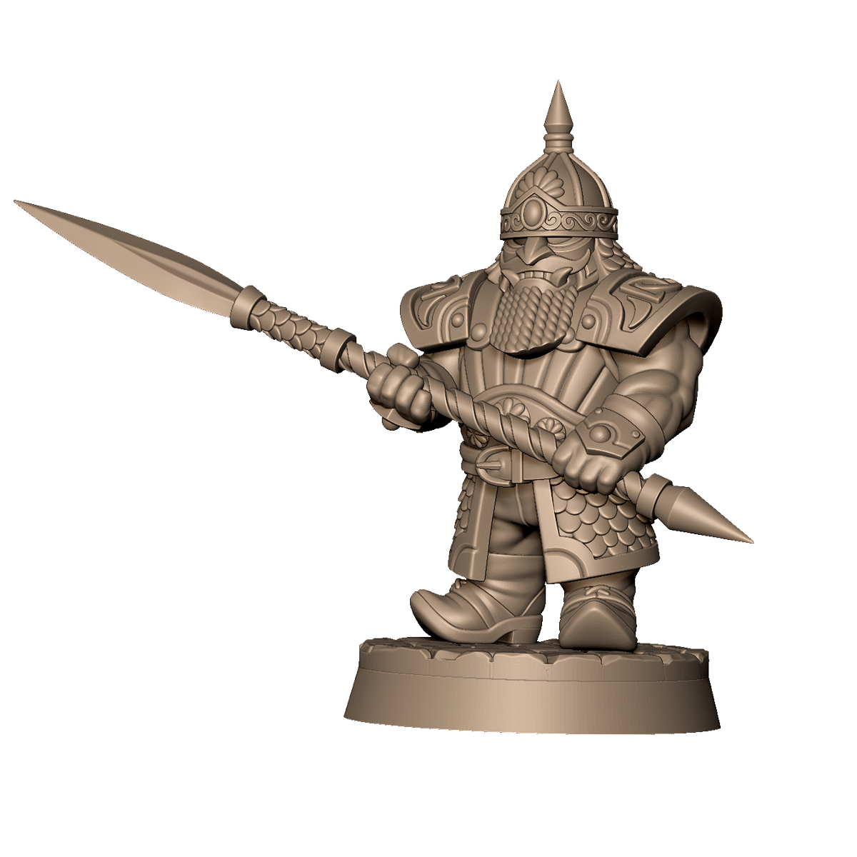 Dwarven Immortal A by Menagerie Miniature