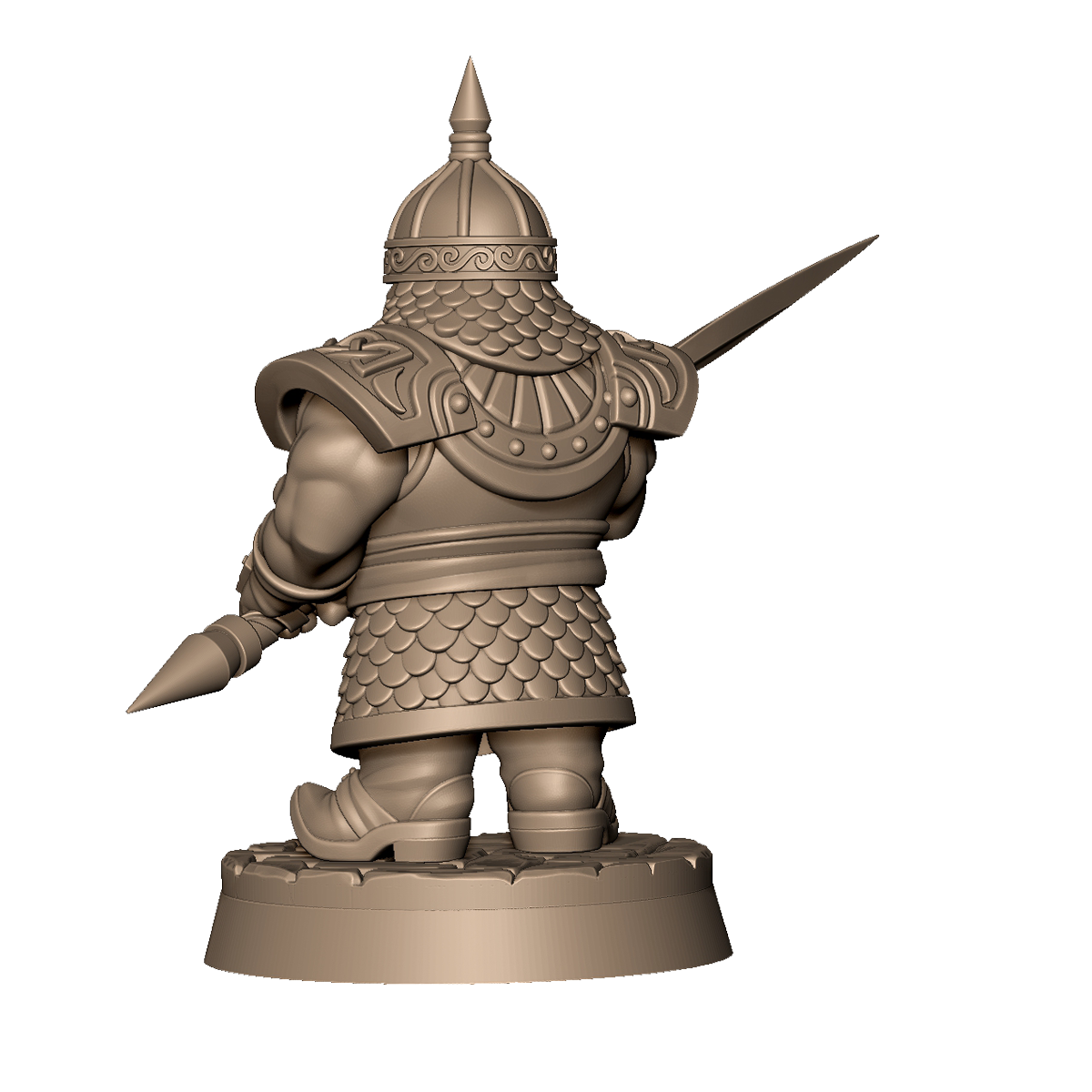 Dwarven Immortal A by Menagerie Miniature