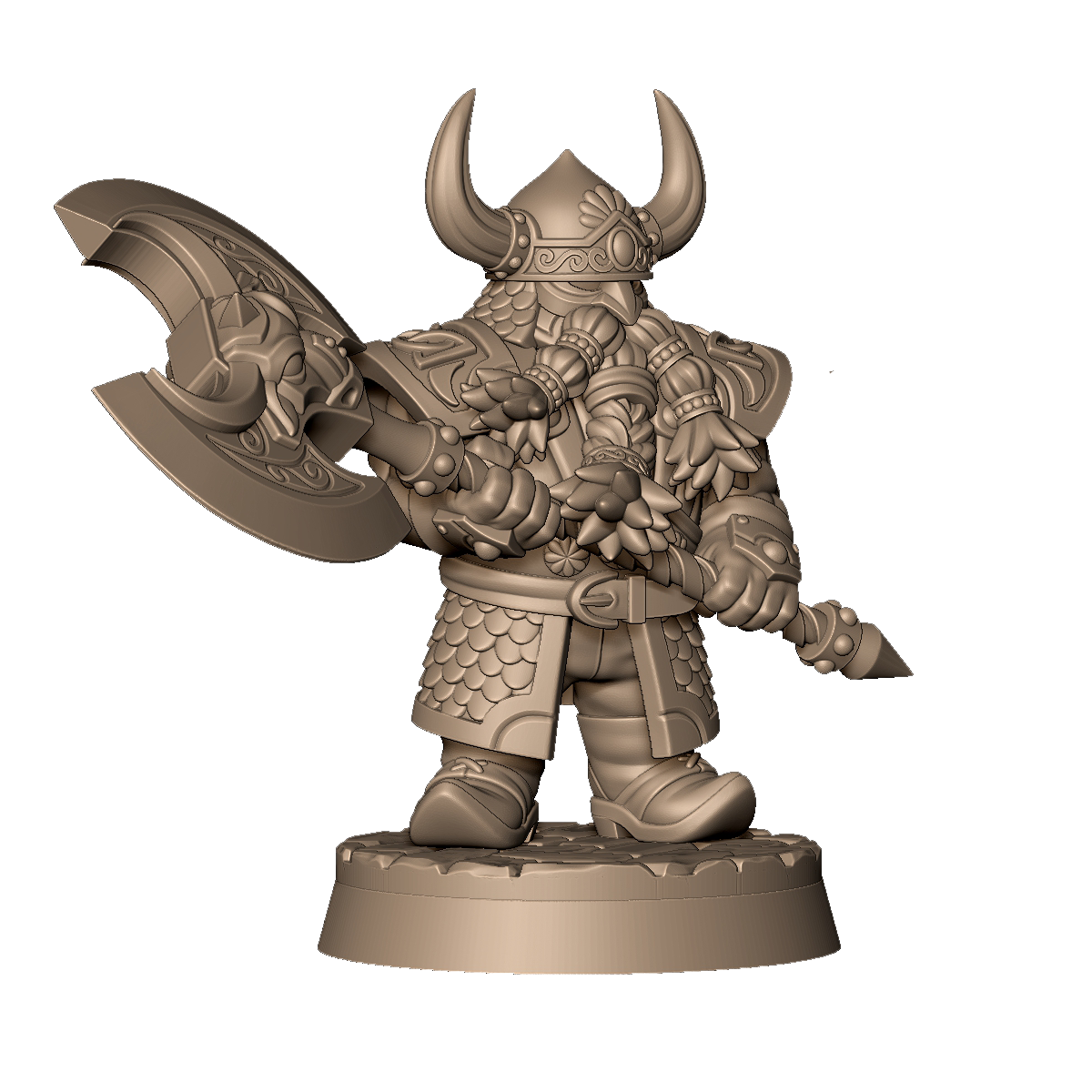 Dwarven Immortal B by Menagerie Miniature