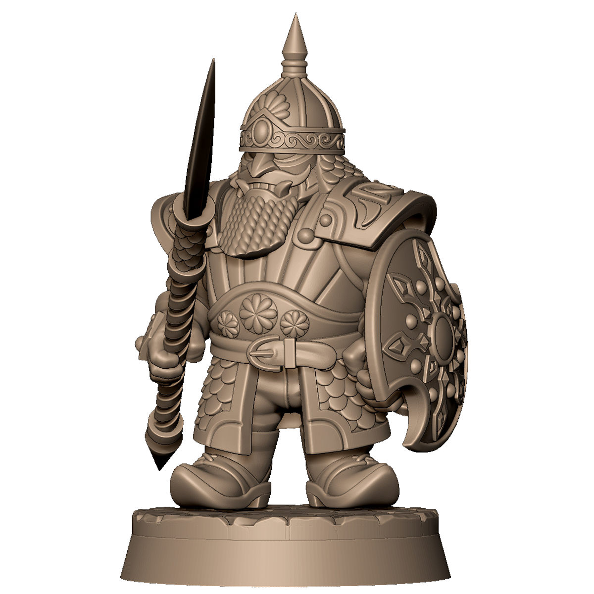 Dwarven Immortal D by Menagerie Miniature