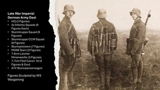 Great War German Army Deal by W3 Wargaming