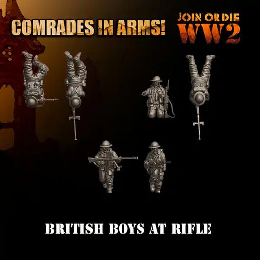 British Boys at Teams by 3D Breed Miniatures