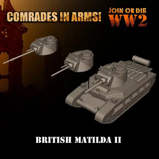 Matilda II Tank by 3D Breed Miniatures