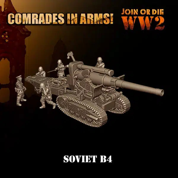 Soviet 203 mm Howitzer M1931 (B-4) by 3D Breed Miniatures