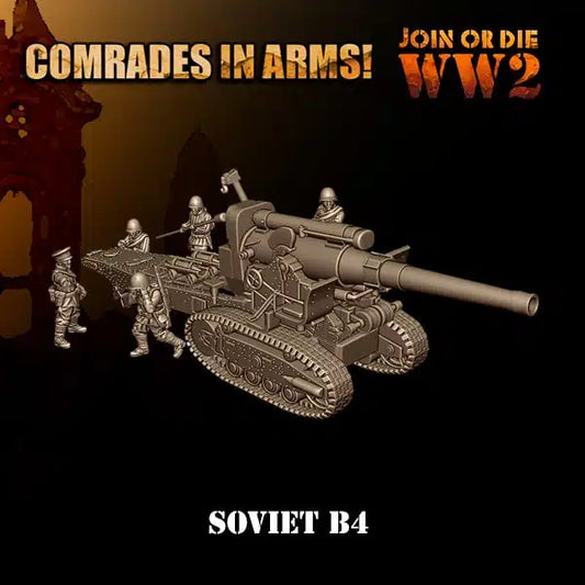 Soviet 203 mm Howitzer M1931 (B-4) by 3D Breed Miniatures