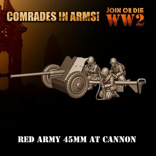 Soviet at Cannon 45mm by 3D Breed Miniatures