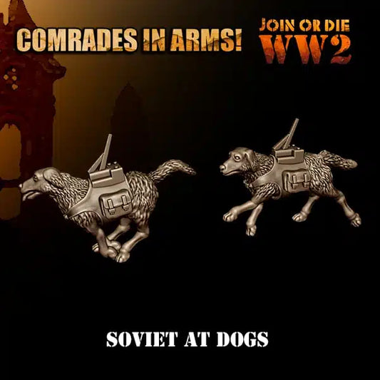 Soviet dogs by 3D Breed Miniatures