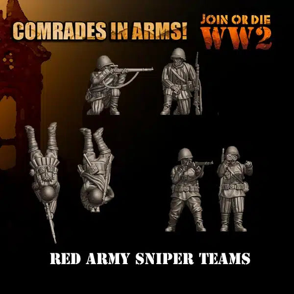 Soviet Sniper Teams by 3D Breed Miniatures