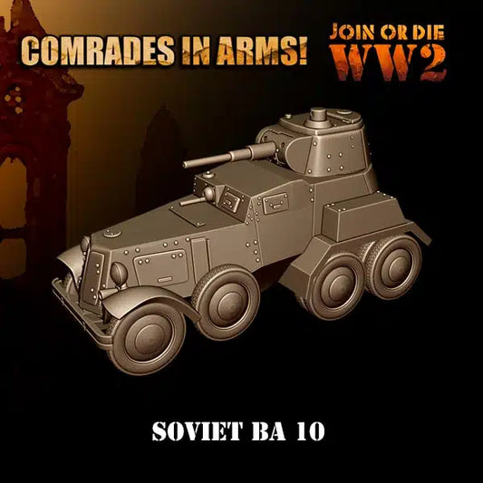 Soviet  BA 10 by 3D Breed Miniatures