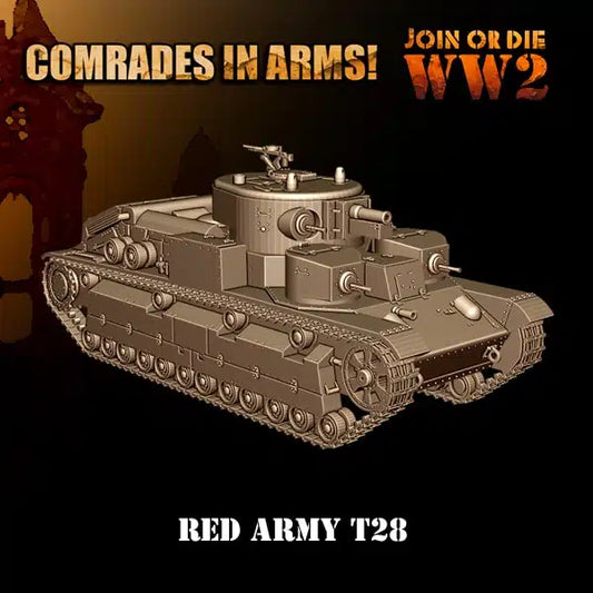 Soviet T28 by 3D Breed Miniatures