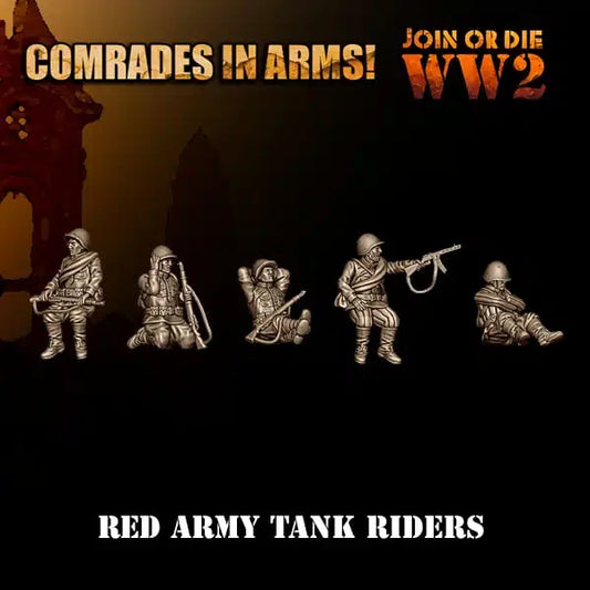 Soviet Tank Riders by 3D Breed Miniatures