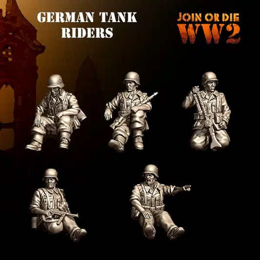 German Tank Rides by 3D Breed Miniatures