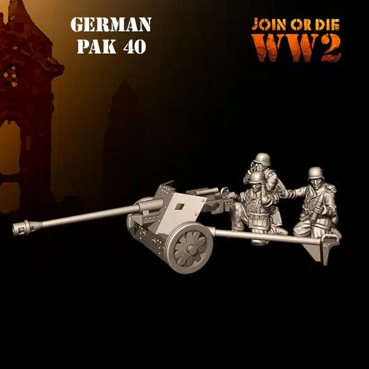Germanpak 40 at Cannon by 3D Breed Miniatures