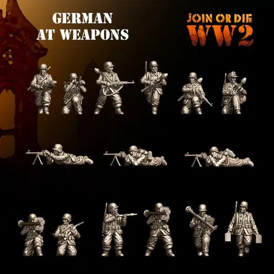 German at teams by 3D Breed Miniatures
