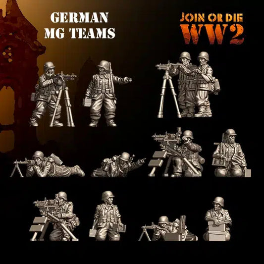 German MG teams by 3D Breed Miniatures