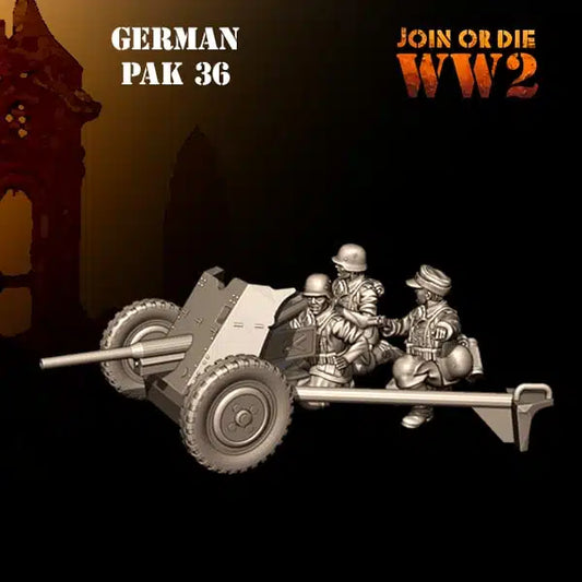 Germanpak 36 at Cannon by 3D Breed Miniatures