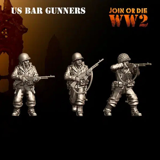 US Army G.I. Bar Gunners by 3D Breed Miniatures