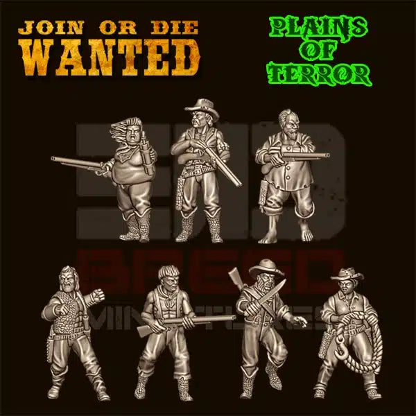 Alligator Hunter by 3d Breed Miniatures