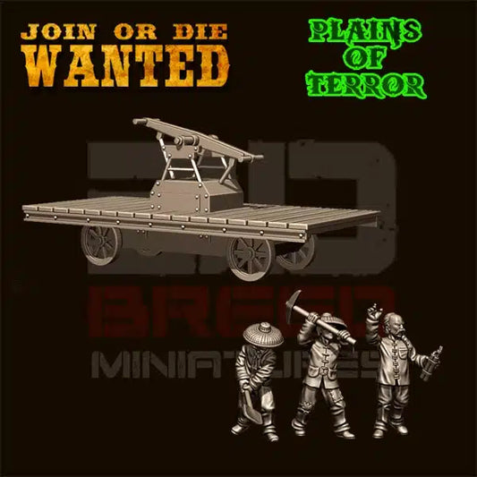 Chinese workers by 3d Breed Miniatures