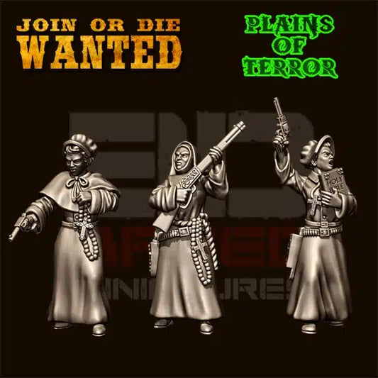 Nuns by 3d Breed Miniatures