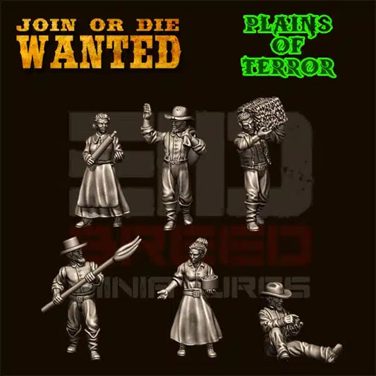 Farmers by 3d Breed Miniatures