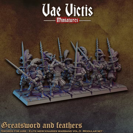 Großschwert und Federn von Vae Victis Miniatures