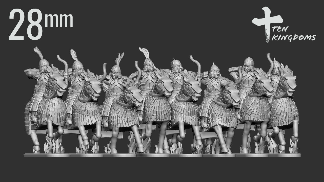 Khitan Liao Armored Horse Archers by Ten Kingdoms Miniatures