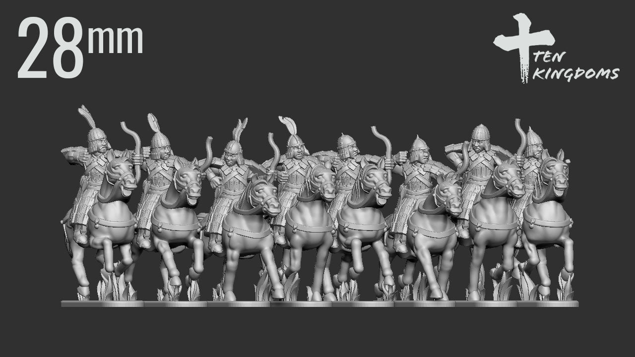 Khitan Liao Horse Archers A by Ten Kingdoms Miniatures