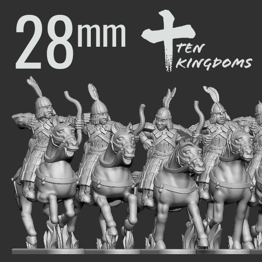 Khitan Liao Horse Archers A by Ten Kingdoms Miniatures