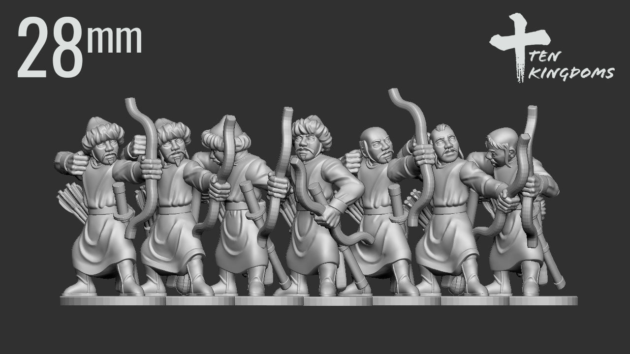 Khitan Liao Foot Archers by Ten Kingdoms Miniatures