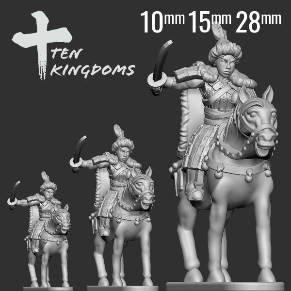 Khitan Liao Shu Lu Peng on Horse by Ten Kingdoms Miniatures