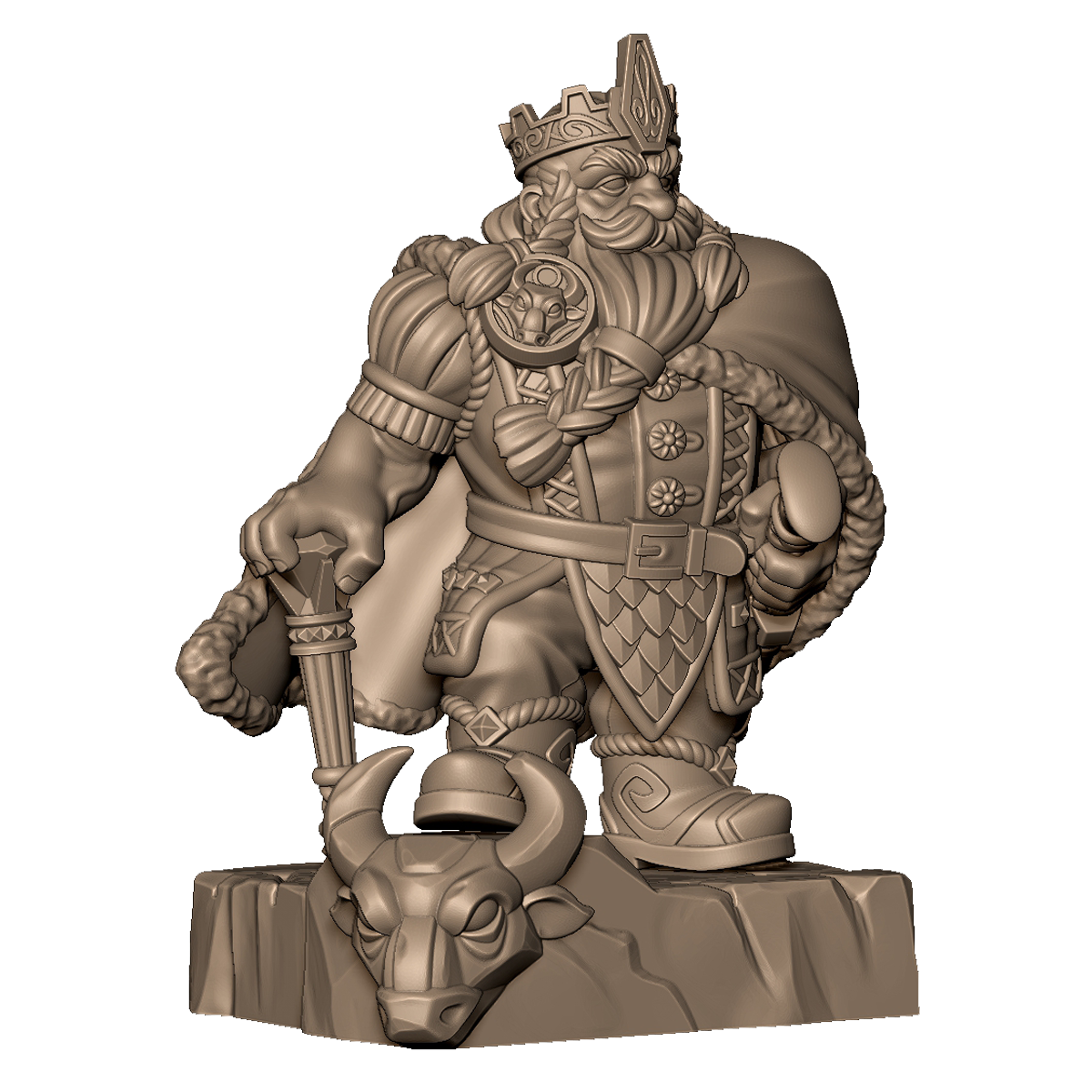 Dwarven King by Menagerie Miniature