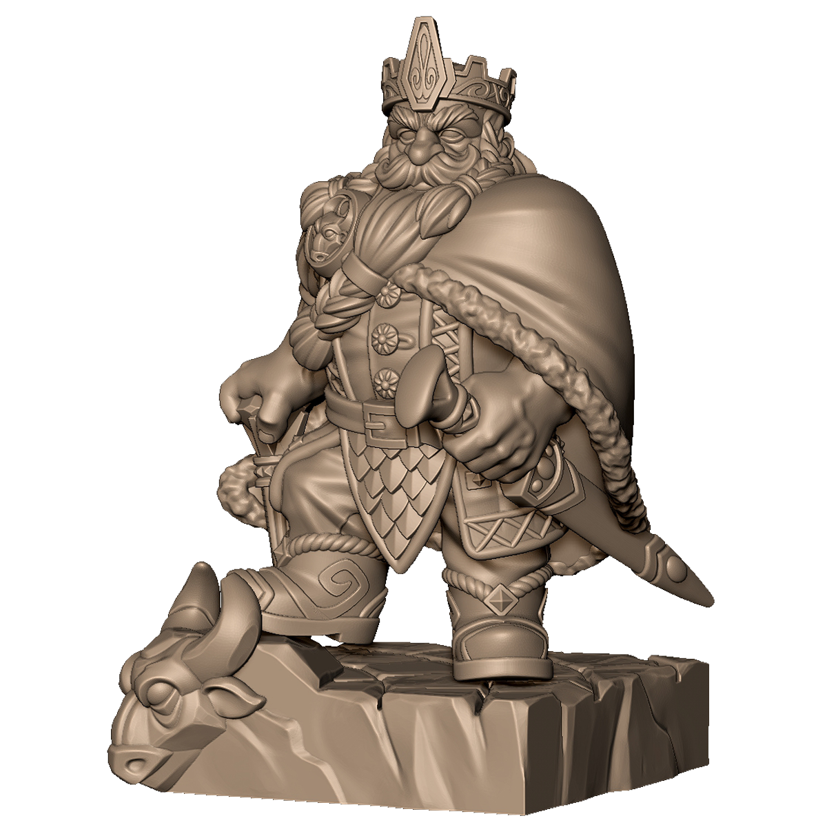 Dwarven King by Menagerie Miniature