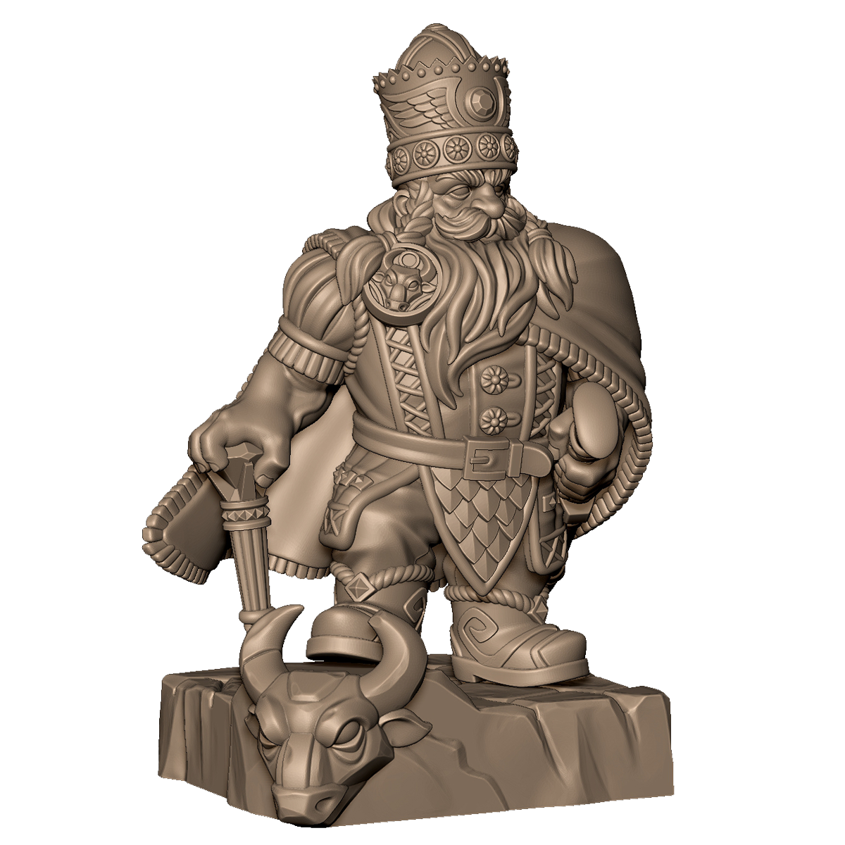 Dwarven King by Menagerie Miniature