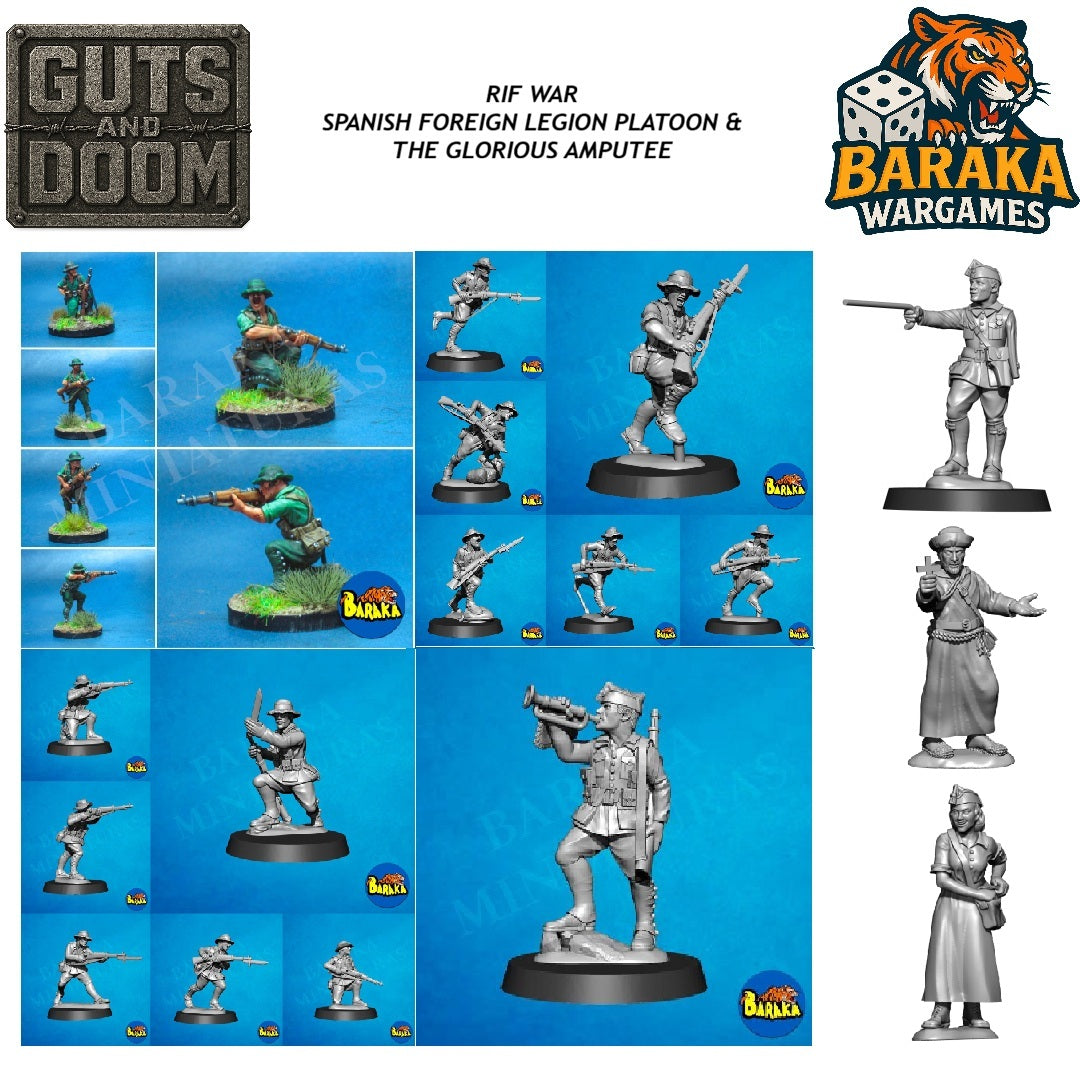 Rif War Spanish Army Deal by Baraka Wargames and Miniatures