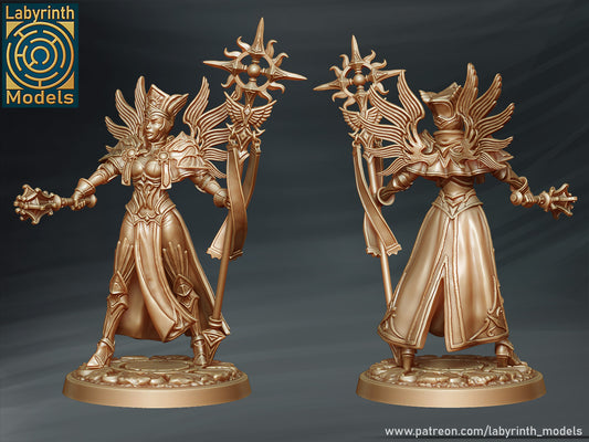 Abbess in Armor Alternate Head by Labyrinth Models