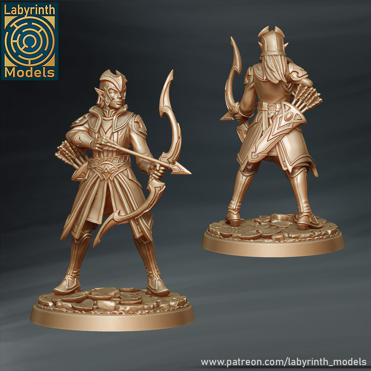 Radiant Elf Archers by Labyrinth Models – Studio Historia