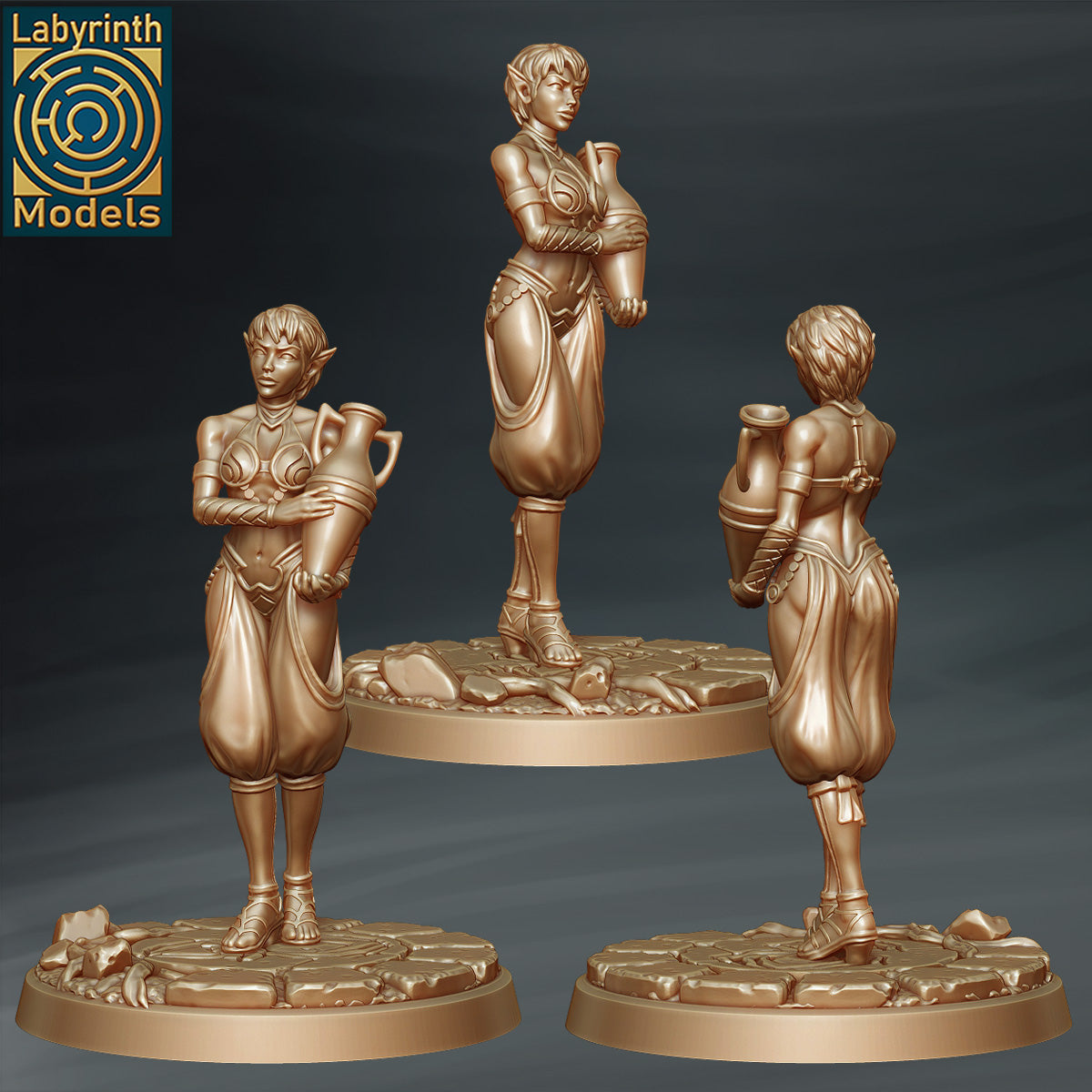 Dark Elf Servant 1 by Labyrinth Models – Studio Historia