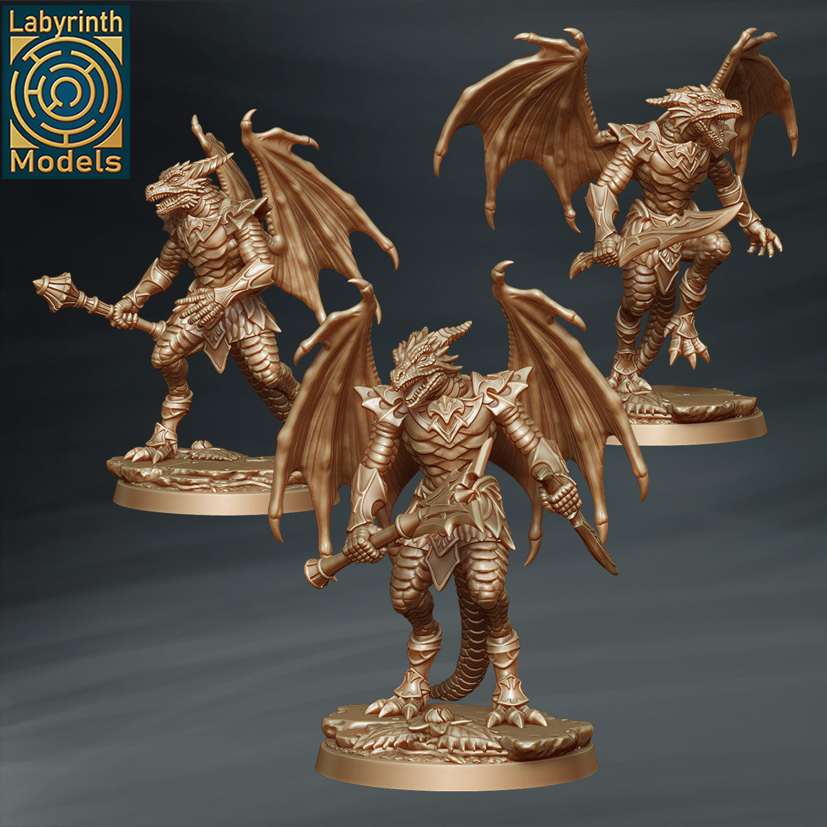 Dragon Warriors by Labyrinth Models – Studio Historia