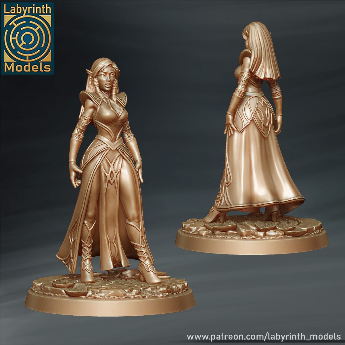 Radiant Elf Citizens by Labyrinth Models